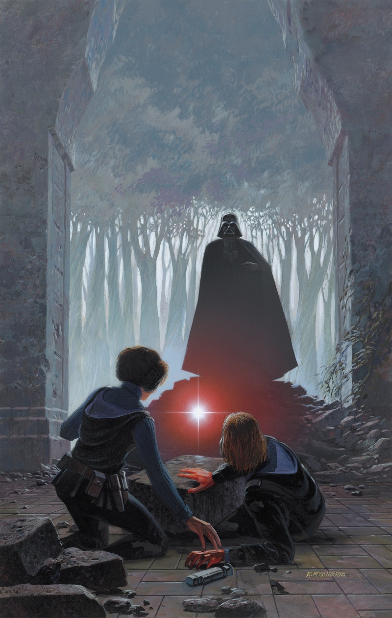 ruins, 2K, Star Wars, Leia Organa, lightsaber, Star Wars: Splinter of the Minds Eye, Darth Vader, Luke Skywalker, crystal