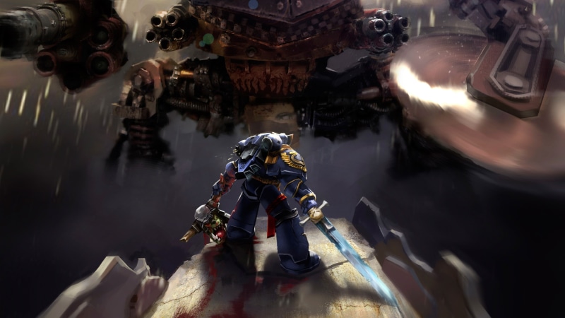 40000, Space, Ultramarines, 4K, Warhammer, Marine