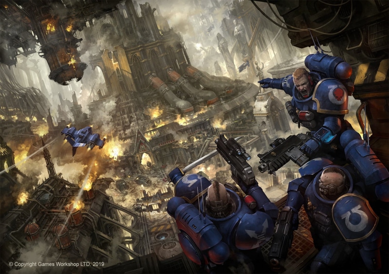 720P, Space Marine, space marines, Games Workshop, Warhammer 40,000, Ultramarines