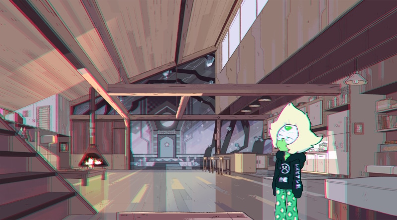 Steven Universe, faded, 2K, Peridot