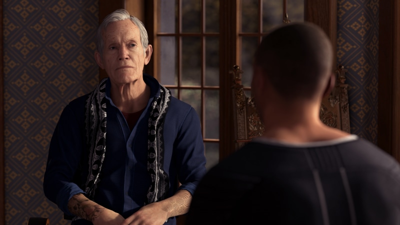 clothing, 4K, PlayStation 4, males, standing, mature men, leisure activity, senior adult, Detroit: Become Human, people, two people, women, senior men