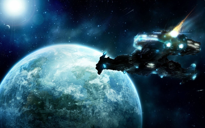 StarCraft, star - space, white, water, exploration, coated, digital composite, adventure, sky, outdoors, men, real people, beauty in nature, one person