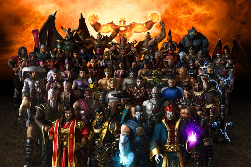 2K, Raiden, Ermak, armageddon, johnny cage, Shao Kahn, blaze, sector, Sonia, Barack, kenshi, shang tsung, sindel, JAX, Tanya, mortal kombat, shinnok, mutara