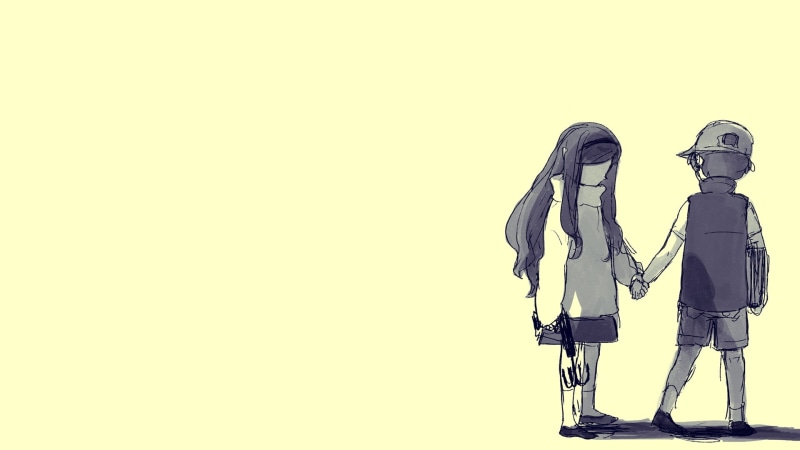 holding, indoors, lifestyles, men, child, standing, Mabel Pines, togetherness, simple background, cartoon, full length, casual clothing, women, Gravity Falls