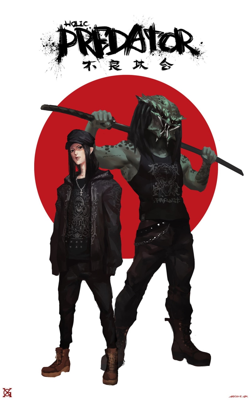 1080P, Mist XG, brunette, predator (creature), Predator (movie), women