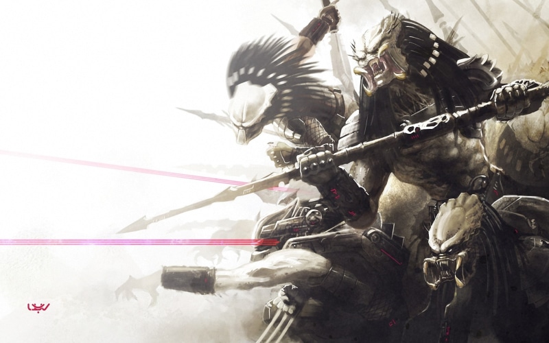 1080P, guns, sci fi, laser, aliens, creatures, battle, weapons, monsters, predator, movies