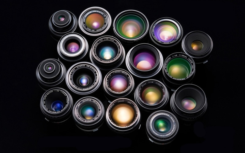 1080P, camera, Black, Lens, combination, Colorful