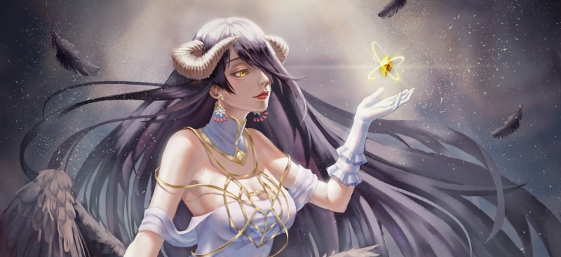Overlord, 2K, Anime, Albedo (Overlord)