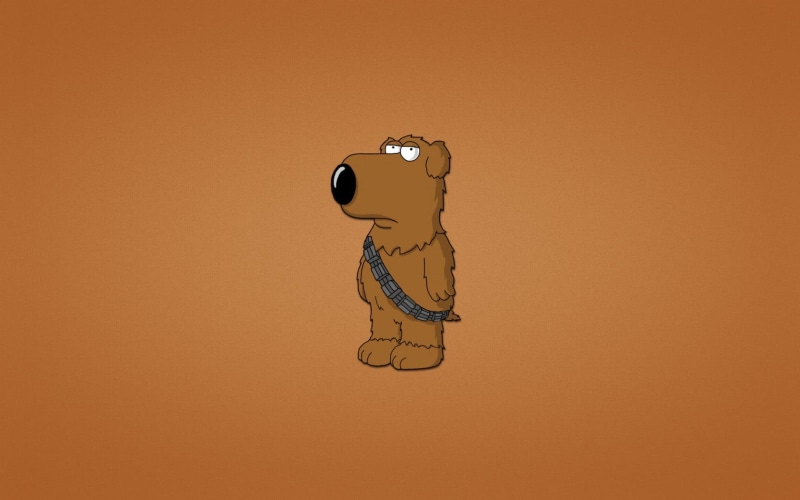 animal, artwork, still life, Family Guy, animal themes, sunset, geometric shape, copy space, no people, cartoon, brown, colored background, shape, superhero
