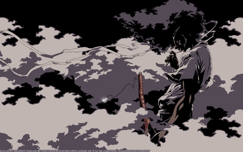 Afro Samurai, young adult, day, cloud - sky, leisure activity, mountain, 1080P, cooperation, excitement, world map, nature, sky, real people, silhouette