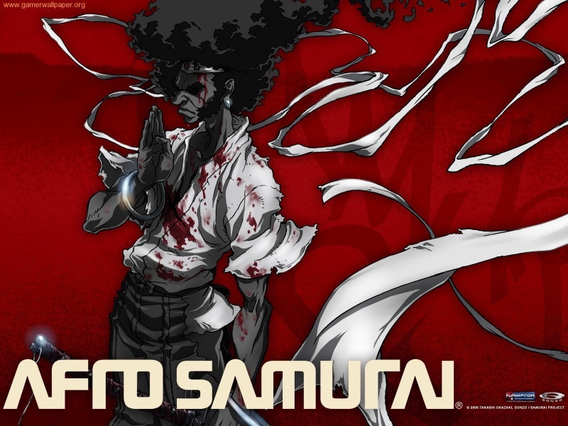 game, samurai, anime, afro, 720P