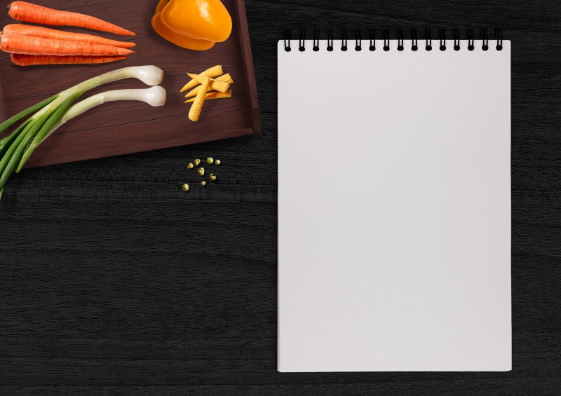 template, black, background image, kitchen, vegetable, wellbeing, cafe, note, directly above, preparation, wood - material, label, eat, onions, frisch