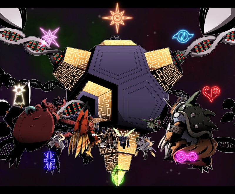 angewomon, metalgarurumon, digimon, hd, x, wargreymon, 2K, art, anime