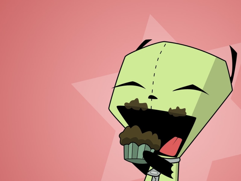 gir, Invader zim, tv, entertainment, hd, series, 720P, Cupcake, art