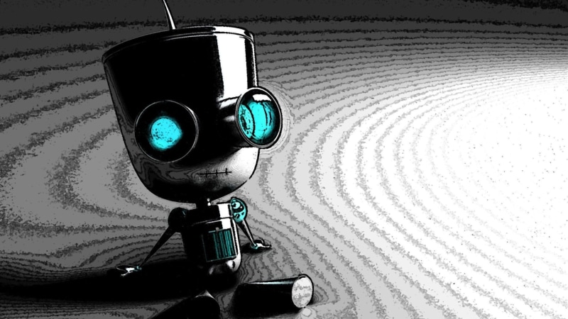 artwork, concept art, digital art, Invader Zim, Gir, 1080P, robot