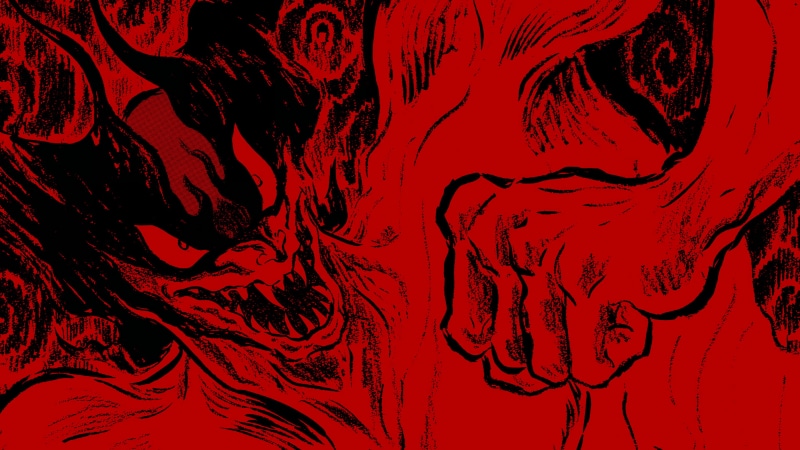 4K, red, devilman