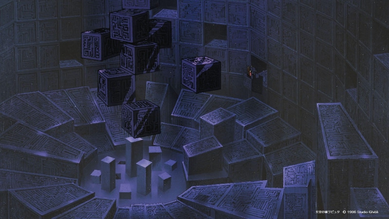 anime, Studio Ghibli, Laputa, Laputa: Castle in the Sky, far view, animated movies, Movie Screenshots, 1080P
