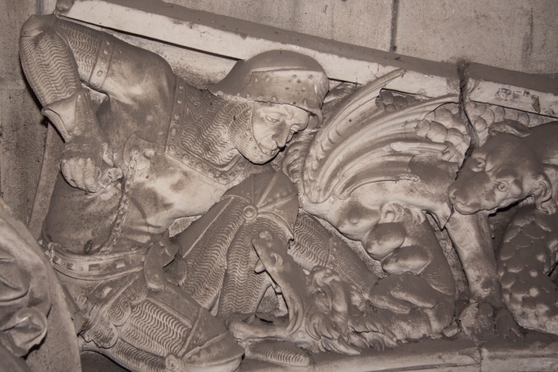 art and craft, st georg, sculpture, saint michael, craft, architecture, history, no people, ritterruestung, carving, creativity, dragon slayer, close-up