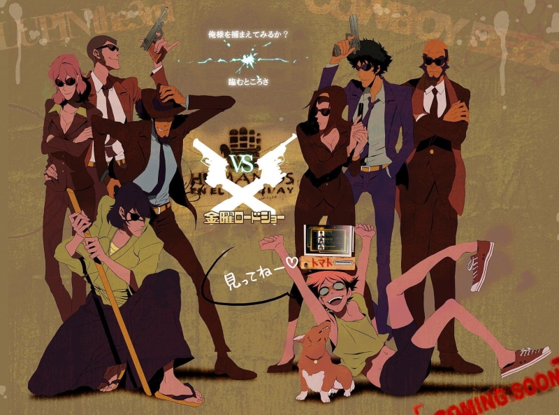 cowboy bebop, hd, spike, lupin, spiegel, 720P, iii, anime, spike spiegel, art, bebop, cowboy