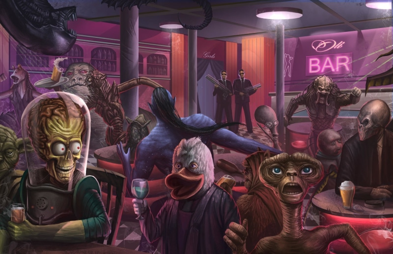 E.T., Mars Attacks, Alien, 1080P, Star Wars, Men In Black, Predator, Avatar