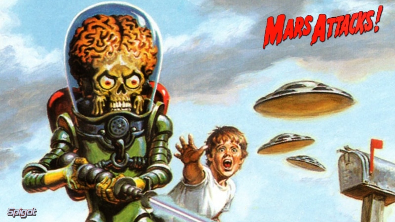 attacks, 1080P, alien, comedy, poster, martian, aliens, apocalyptic, sci-fi, action, movie, 1mat, mars, comics