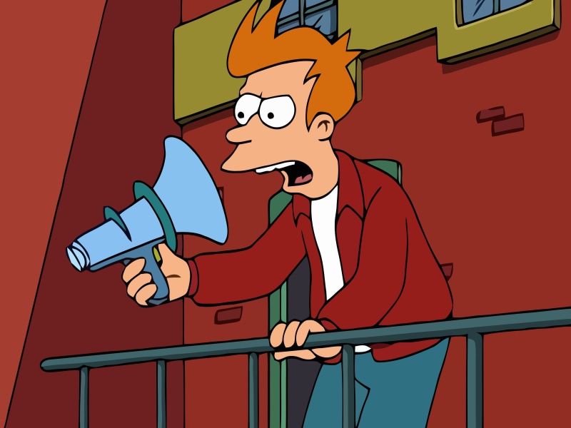 Futurama, philip, art, funny, fry, hd, entertainment, 4K, j