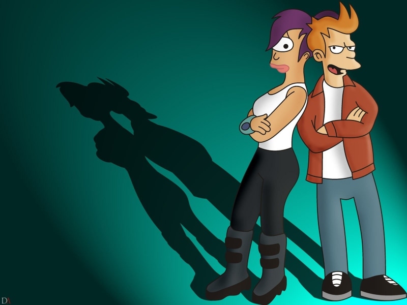 720P, Philip J. Fry, Futurama, Leela (Futurama), Fry (Futurama), Turanga Leela