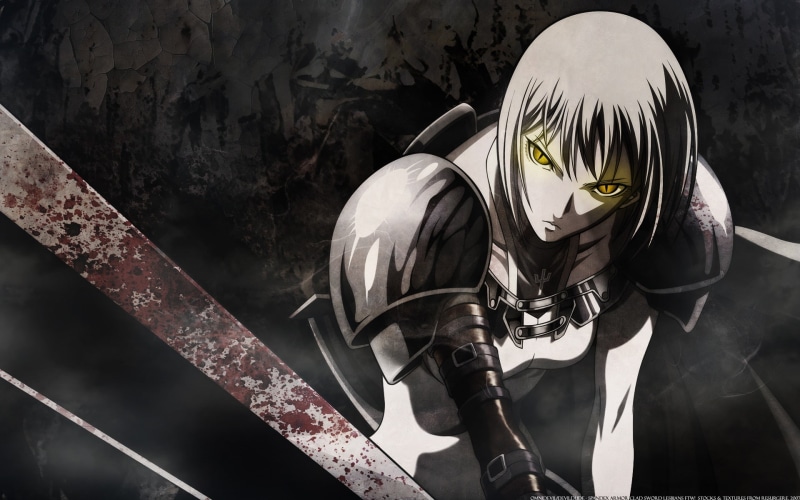 Clare, yellow eyes, 1080P, Claymore (anime)