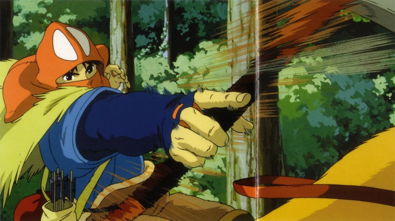 ashitaka, princess, yakuru, mononoke, 1080P, weapon, bow