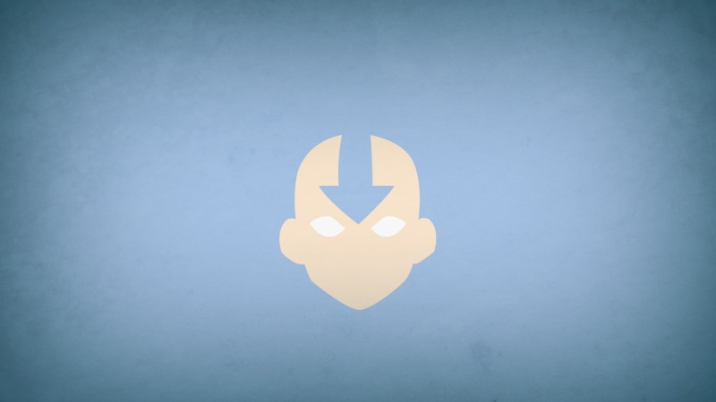aang, last, avatar, ang, bender, 1080P, logo, minimalism, airbender, air