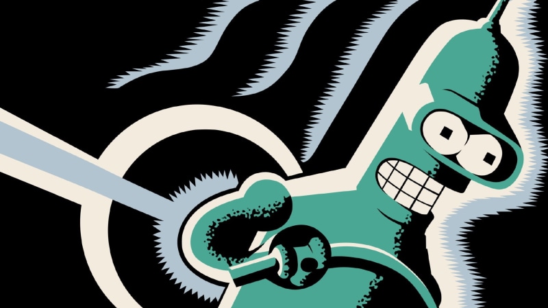 no people, character, coordination, Futurama, studio shot, gear, connection, machinery, illustration, symbol, unity, Bender, choice, close-up, cooperation