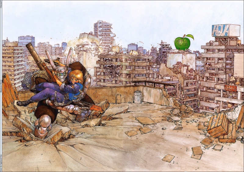 appleseed, sci fi, manga, cyberpunk, fighting, 2K, anime