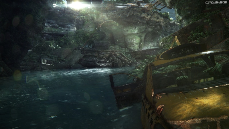poster, water, video games, Crysis, 1080P, body, taxi, Crysis 3