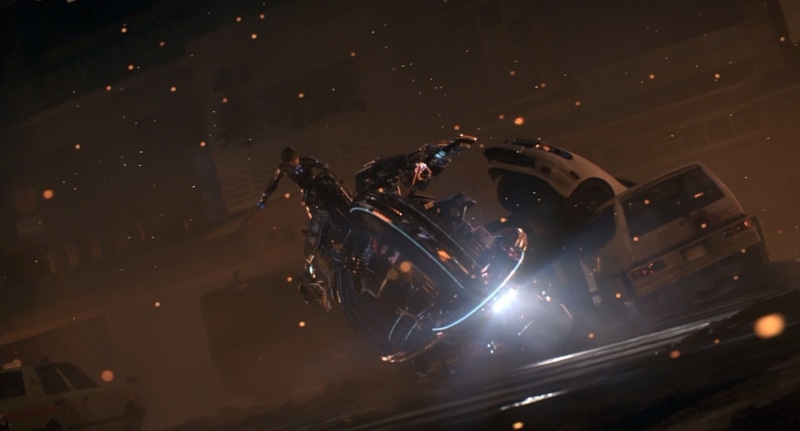 illuminated, metal, technology, GANTZ:O, security, no people, close-up, fire, 1080P, welding, motion, long exposure, blurred motion, burning, nature, indoors