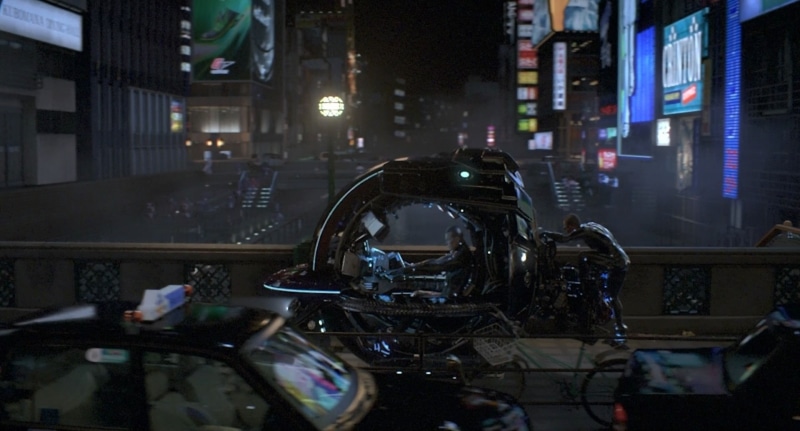 built structure, car, 1080P, illuminated, transportation, cityscape, nightlife, technology, night, business, lighting equipment, street, GANTZ:O, mode of transportation