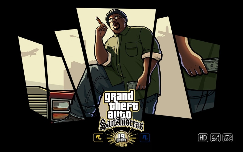 GTA anniversary, Grand Theft Auto, GTA San Andreas, 1080P, Games posters