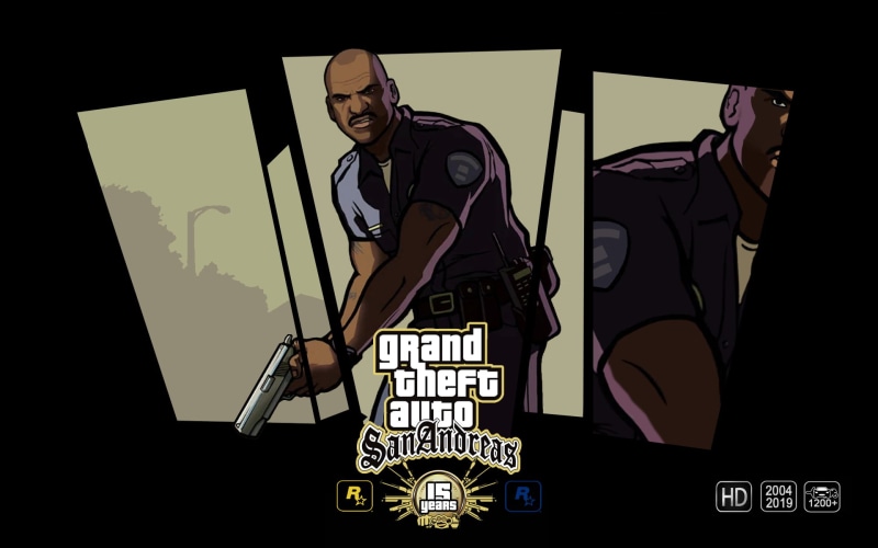 Games posters, Grand Theft Auto, GTA San Andreas, GTA anniversary, 1080P