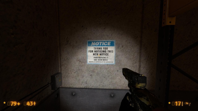 1080P, mesa, valve, funny, half life, black, notice, black mesa, games