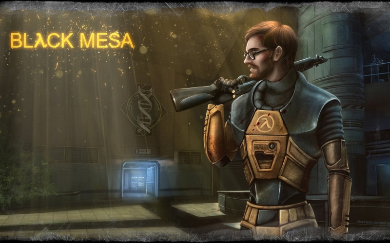 Half, video games, Black Mesa, life, Gordon man, 720P