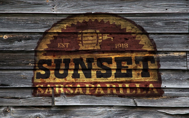 no people, ruined, Fallout, Fallout: New Vegas, text, day, plank, wood - material, architecture, close-up, sunset sarsaparilla, capital letter, western script