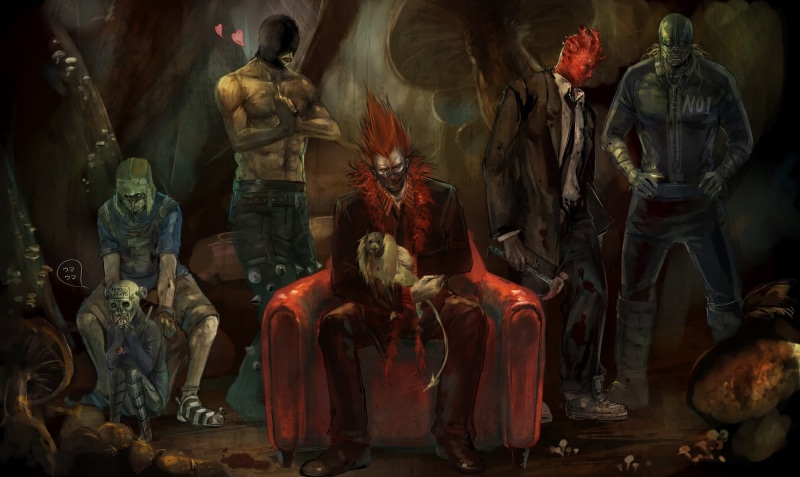 Kikurage (Dorohedoro), En (Dorohedoro), Ebisu (Dorohedoro), Dorohedoro, Fujita (Dorohedoro), Shin (Dorohedoro), Noi (Dorohedoro), Anime, 1080P, Chota (Dorohedoro