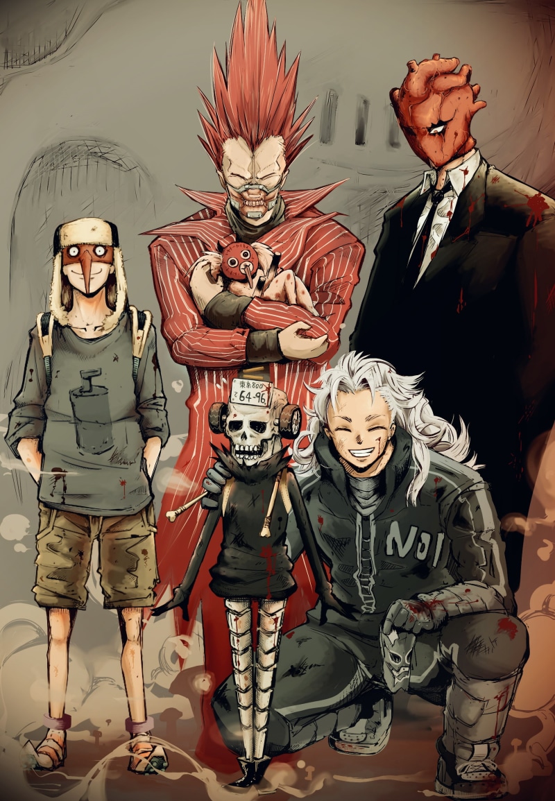 Noi, Shin, 2K, Dorohedoro, En