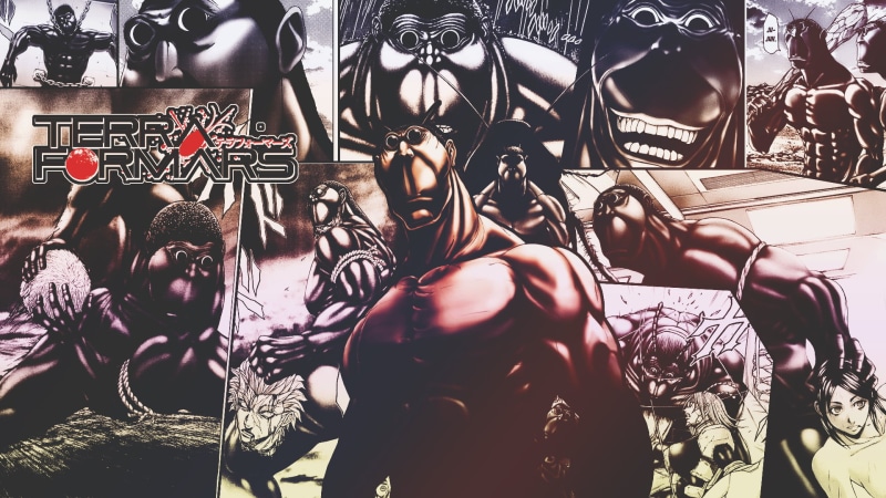 Terra Formars, adult, lighting equipment, shadow, human representation, sunlight, people, real people, lifestyles, nature, female likeness, men, manga