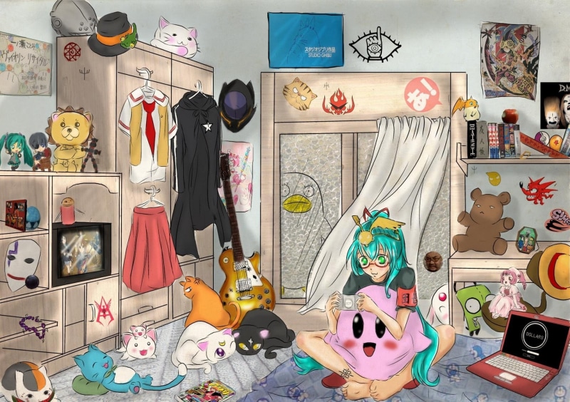 Darker than Black, clothing, large group of objects, indoors, toy, console, Gintama, womenswear, Digimon Adventure, dress, Air Gear, Toradora!, Naruto Shippuuden