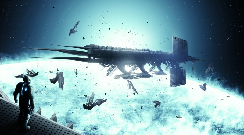sea, large group of animals, transparent, undersea, nature, sea life, animals in the wild, video games, fish, swimming, Dead Space, animal, water, animals in captivity