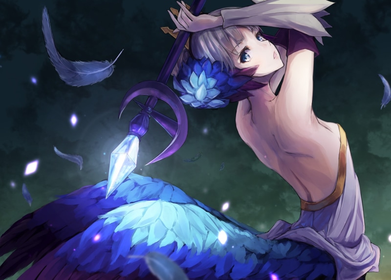 anime girls, Gwendolyn, Odin Sphere, staff, 1080P, artwork