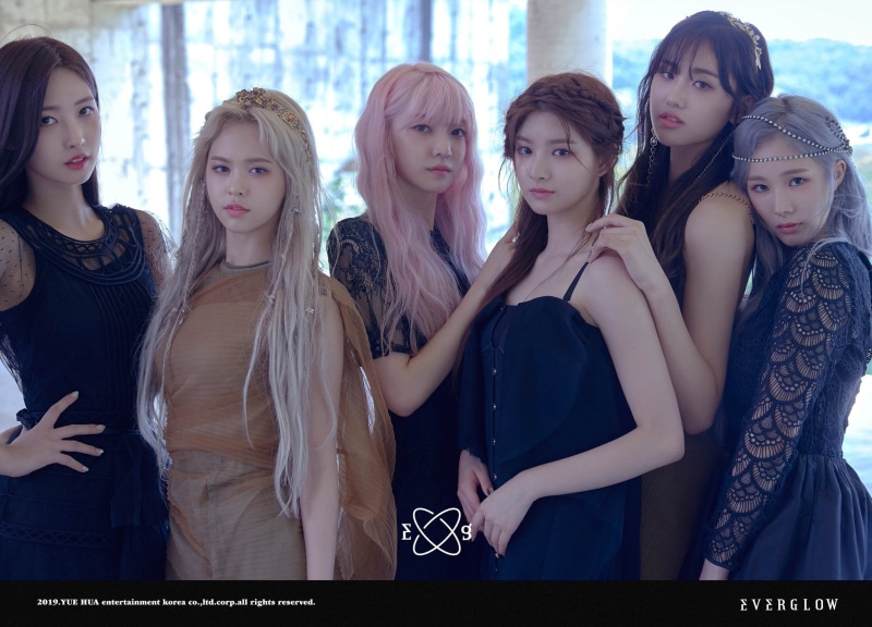 E:U (Park Jiwon), 1080P, K-pop, Aisha (Heo Yoorim), EVERGLOW, Sihyeon (Kim Sihyeon), Wang Yiren, Mia (Han Eunji), Onda (Jo Serim), South Korea