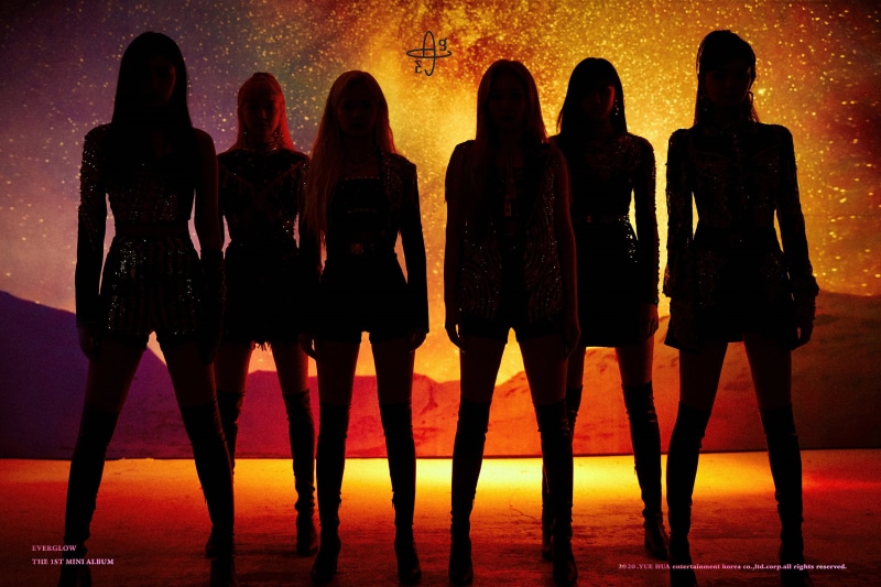 1080P, Wang Yiren, K-pop, Mia (Han Eunji), South Korea, band, Aisha (Heo Yoorim), Sihyeon (Kim Sihyeon), Onda (Jo Serim), E:U (Park Jiwon), EVERGLOW