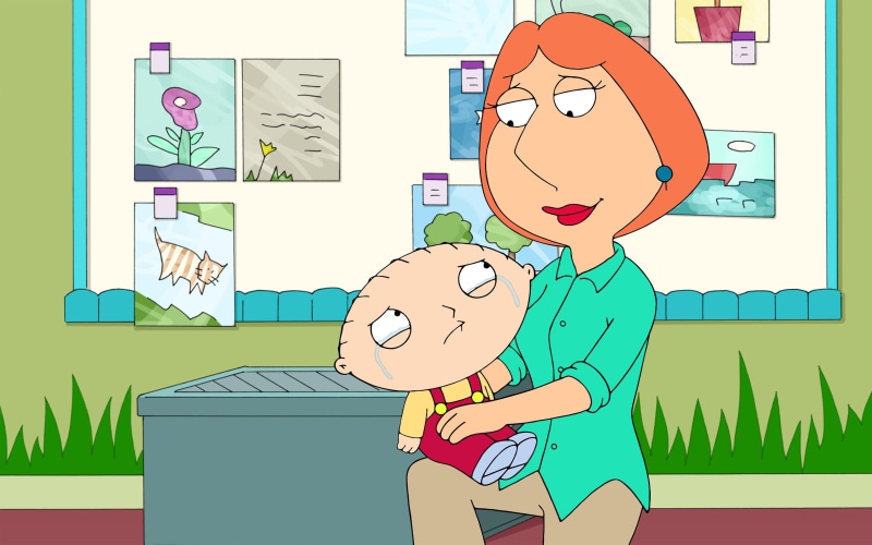 4K, crying, Lois Griffin, Family Guy, Stewie Griffin