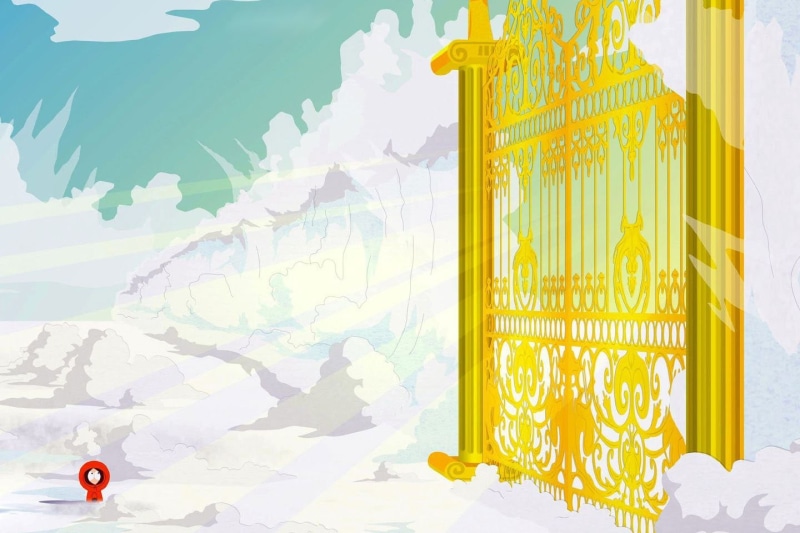 white color, black, nature, multi colored, gates, map, digital composite, rug, red, outdoors, South Park, building exterior, Kenny McCormick, built structure
